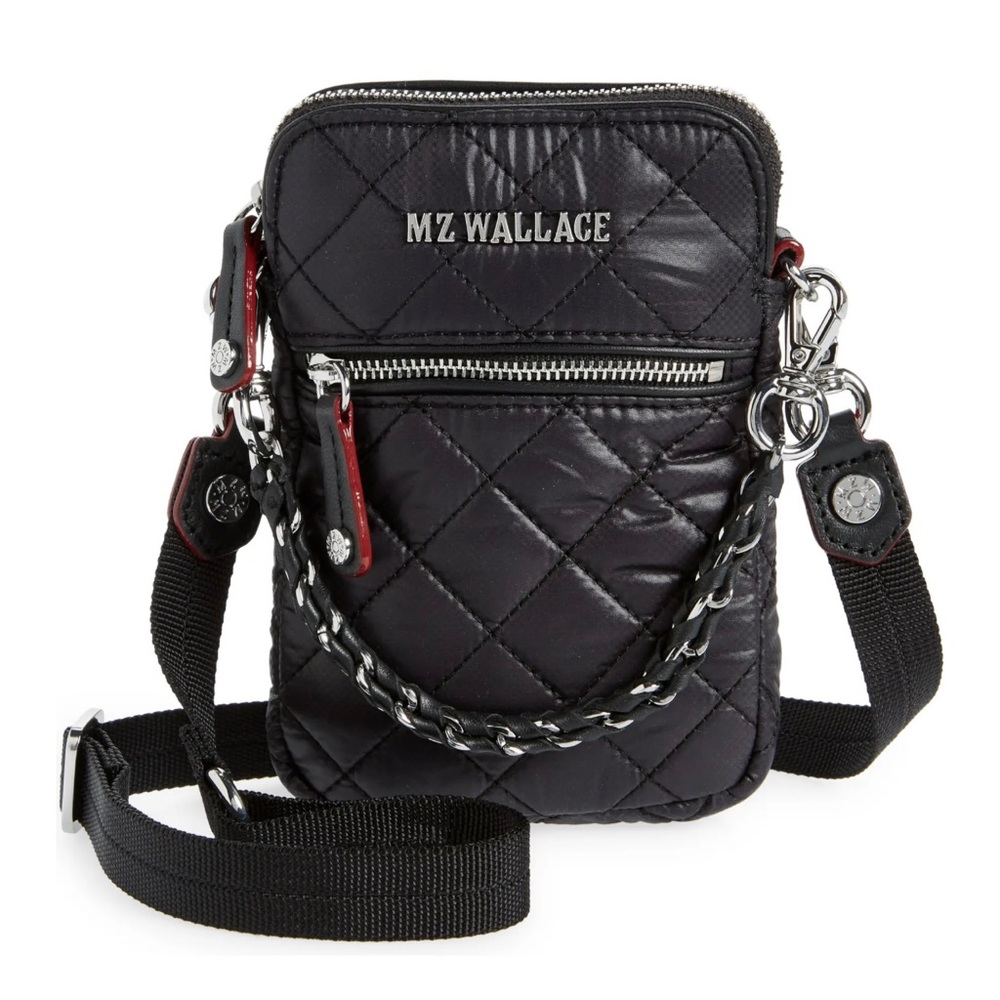 MZ Wallace Crosby Crossbody Bag (Black)